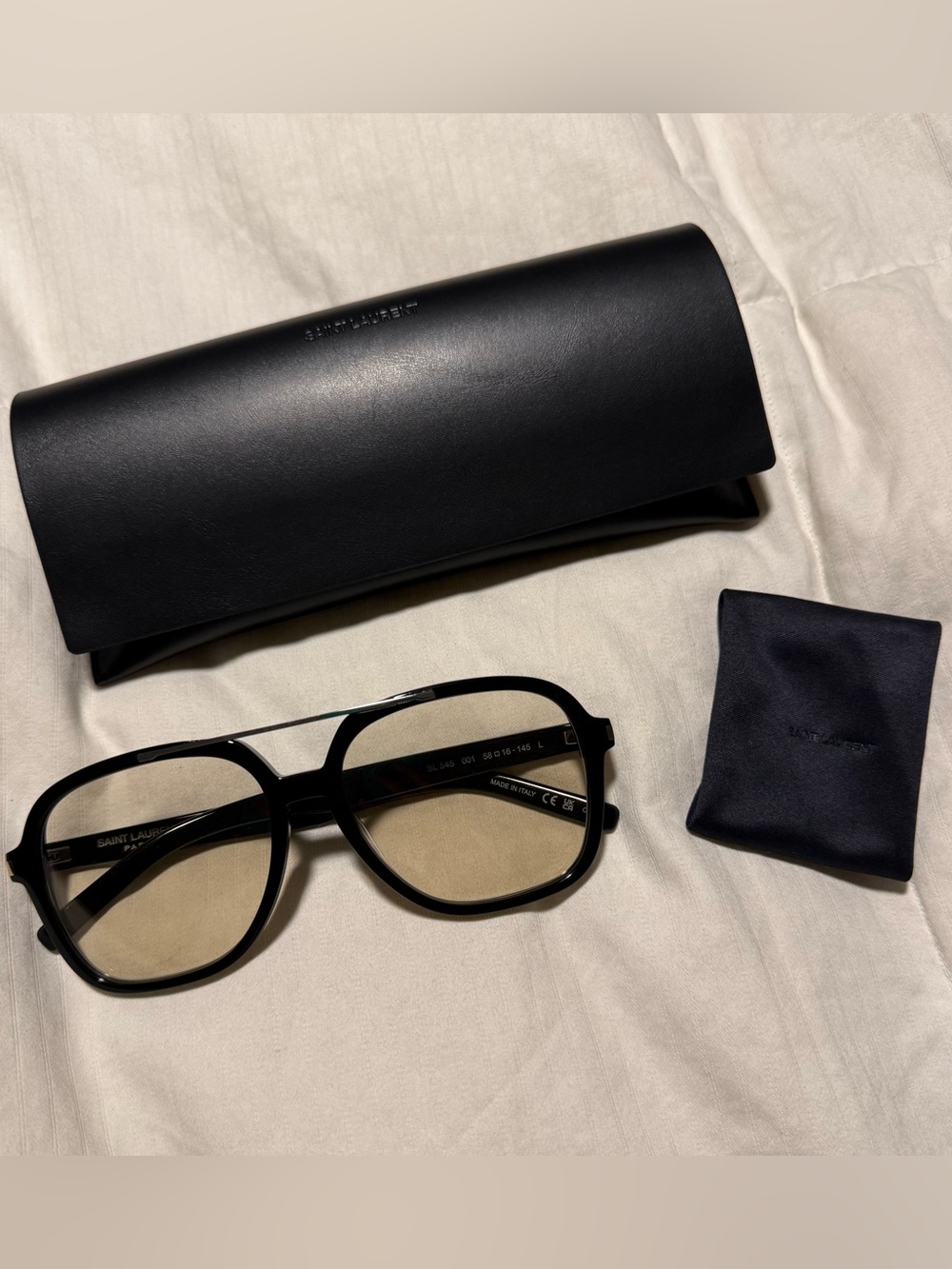 Saint Laurent SL545 001 sunglasses as seen in Miley Cyrus